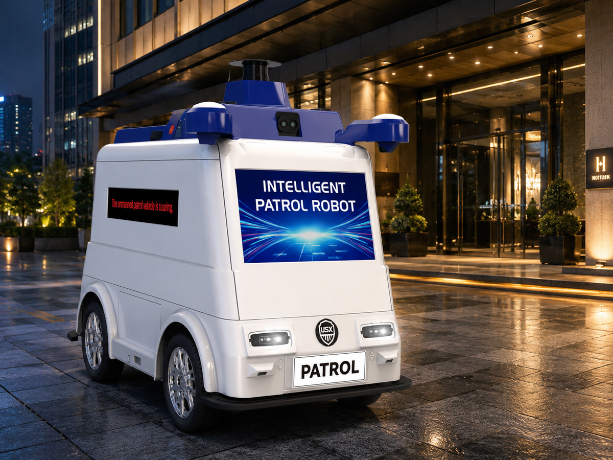 Autonomous patrol robot supporting hotel and service operations