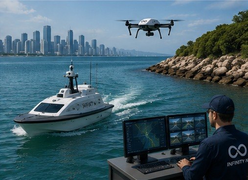 Coastal autonomous systems and marine monitoring