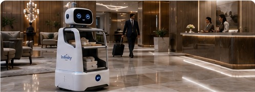 Hospitality service robot